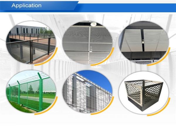 Galvanized Expandable Wire Mesh , Stucco Expanded Metal Lath