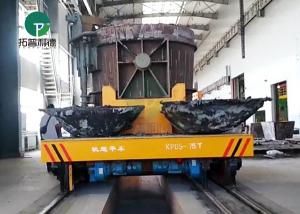 Buy cheap 80t Bay To Bay Scrap Box Transfer Cart On Rails For Steel Ladle Handling product