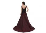 Luxury Sexy Sequined Ladies Evening Dresses For Banquet Party Silhouette A Line
