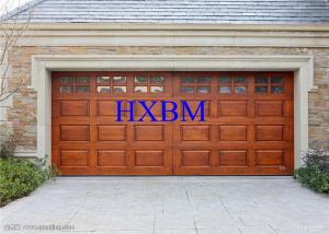 Buy cheap Motor Driving Safety Insulated aluminum Roller Garage Doors With Wooden Finish product