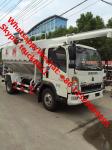 SINO TRUK HOWO 4*2 LHD 12m3 bulk feed body truck for sale, new electronic