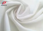 White 36G 40D Nylon Spandex Swimming Fabric , Polyamide Elastane Fabric For