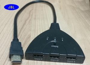 Buy cheap High Quality Hdmi switch input output / 3 in 1 out for hdmi switch convert with Pigtail Cable product