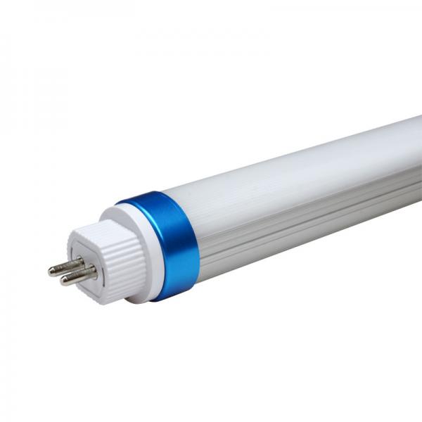 Plastic T5 4ft LED Tube 24 Watt Direct Wire Double Ended Power 3600 Lumens Frosted Lens