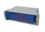 Aluminium Optical Fiber Patch Panel , SC Simplex 72 Core ODF Box