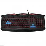3-Color LED Illuminated Backlit Backlight USB Wired Gaming Keyboard for PC