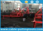 12 Ton Capacity Cable Drum Trailer Underground Cable Tools With Hand Brake and