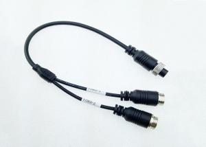Buy cheap Aviation Adapter Cable dual 4 Pin Male To 6 Pin Female Connector For 2 Cameras product