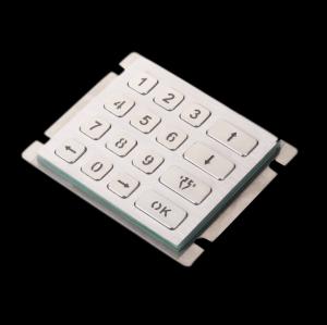 Buy cheap Atm Vandal Proof Keyboard , 4 * 4 Matrix Type Cash Machine Number Pad product
