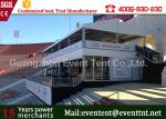 Large 35m width double decker tent for game match competion watch with aluminum