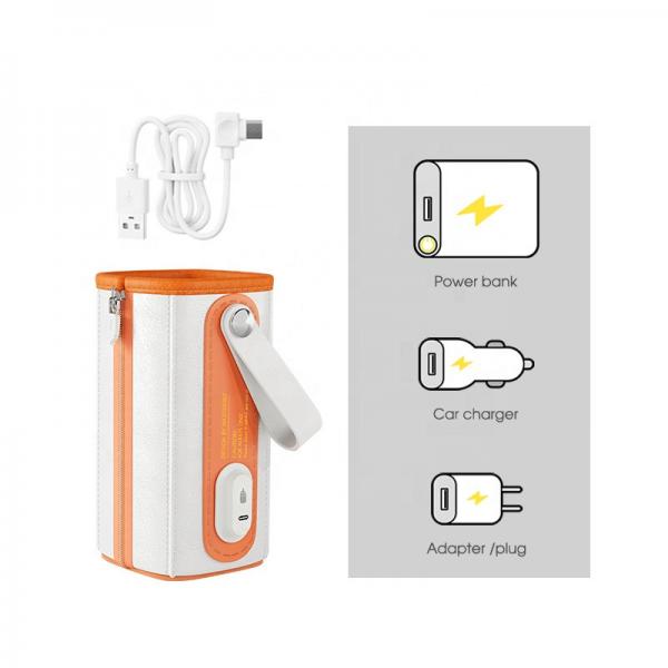 ODM On The Go Portable Travel Bottle Warmer Thermostat Outdoor Night Feeding