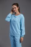Anti static ESD Cleanroom Garment Resuable Autoclave underwear blue color for