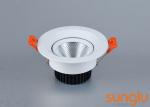 Slope Face Dimmable COB LED Downlight 12 Watt With Casting Aluminium Material