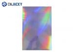 Hologram Rainbow Plastic Sheet Material Digital Printing Holographic PVC Sheet