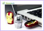 Flawless Avengers Iron Man LED Flash 4GB Plastic USB Flash 2.0 Memory Drive