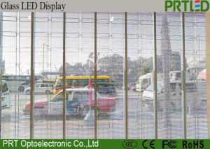Buy cheap P7.8 P15.6Indoor Transparent LED Display Screen LED Video Glass Screen Panel product