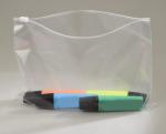 Zipper Plastic bag for nail clipper Packing, slider zipper on top side gusset