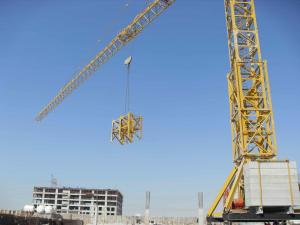Buy cheap Fixed Type 10ton Construction Site Crane , 45m/Min Luffing Tower Crane product