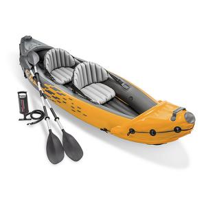 Buy cheap Rowing Two Person Inflatable Tandem Canoe Kayak Inflatable Boat 3.12m*0.91m product