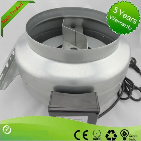 Sheet Metal Industrial Circular Duct Fan For Equipment Cooling Low Noise
