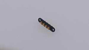 Buy cheap Spring Loaded 1x4P Magnetic Pogo Connector Panel Mount Pitch 2.54mm product