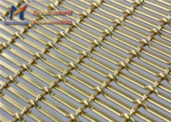 1.5mm Cladding Decorative Metal Mesh Sun Protection Wire Facade Mesh