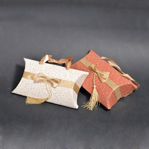 Classic Style Kraft Paper Cake Box For Wedding / Activity / Gift Box