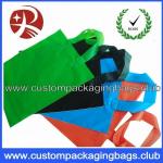 Soft Flex loop Die Cut Handle Plastic Bags / custom printed carrier bags OEM