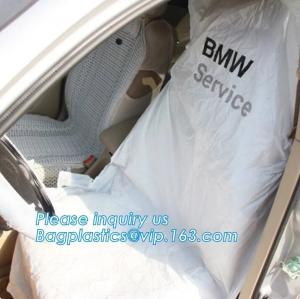 Buy cheap Disposable plastic car seat cover universal, Industrial Disposable Wipes Synthetic Leather Car Seat Cover Synthetic Leat product
