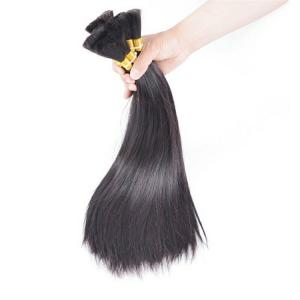 Buy cheap New Arrived Single Drawn Straight Bulk Hair, Wholesale 100% Human Hair. product