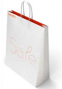 Buy cheap White Paper Bags for Evens &amp; Trade Fairs product
