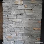 Natural stone Grey Granite Meshed Back Cultured Wall Stone / Paving Stone