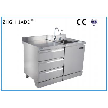 China Custom Stainless Steel Kitchen Worktop , Stainless Steel Bar Counter Large Space
