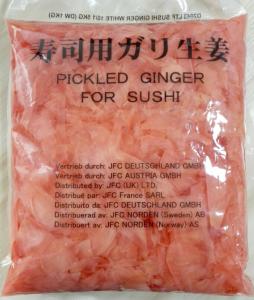 Buy cheap 20% Moisture Pink Sushi Dried Ginger / Japanese Pickled Ginger product