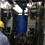 Drum Chemical Jerrycan Extrusion Blow Molding Machine , Plastic Bottle