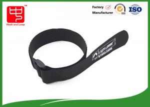 Buy cheap Black strap one side sticky backed , 100% nylon cable ties with buckle product