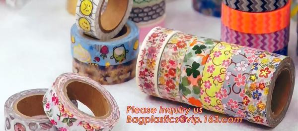 Most Popular Lovely Design Custom Printing Various Color Pineapple Assorted Pattern Waterproof Washi Tape For Kids Craft