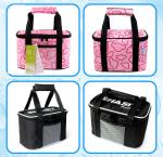 colorfull prints picnic time lunch bag, picnic bag,cooler bag, keep cost hold