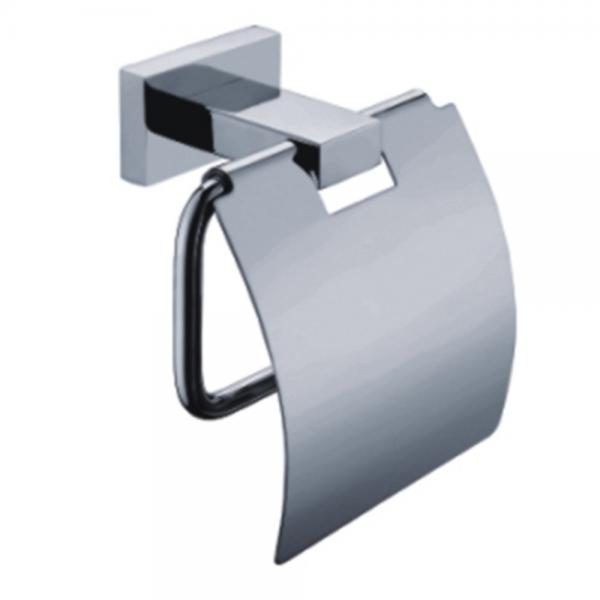 Stainless Steel Bathroom Fitting Toilet Paper Roll Holder With Shelf For Wall Mounting