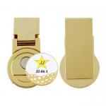 Tailored Brass Photo Custom Money Clips With Golf Ball Mark Any Size Avaiable