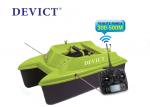 Green Remote control fishing bait boat DEVC-304M 300-500 M Range RoHS Certificat