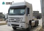 White SINOTRUK 371HP Prime Mover Truck 10 Tyre Howo Tractor Head Truck