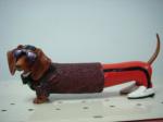 Cool Glasses Dachshund Polyester Epoxy Resin Crafts Sculpture Artists for Home