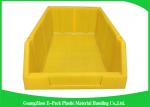 Commercial Stackable Bins With Hinged Lids , Heavy Duty Warehouse Storage