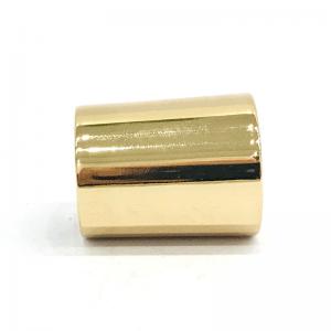 Buy cheap Classic Zinc Alloy Gold Plating Cylinder shape Metal Zamak Perfume Bottle Cap product