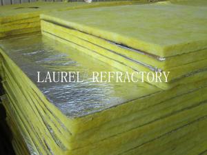 Buy cheap Glass Wool Blanket Refractory Insulation Materials / Fiberglass Wool Roll Thermal Roof Building Materials product
