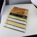 Bamboo Fiber Integrated WPC Wall Panel , Decorative PVC Wood Plastic Composite
