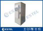 Four Point Lock Outdoor Power Cabinet , Galvanized Steel Outdoor Electrical
