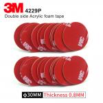 Double Sided Adhesive Acrylic Foam 3M 4229P Kiss Cut Tape 75MM Circle Gray 3M