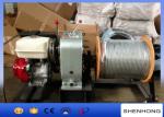 HONDA Gas Engine Wire Rope Capstan Hoist / Cable Pulling Winch For Line